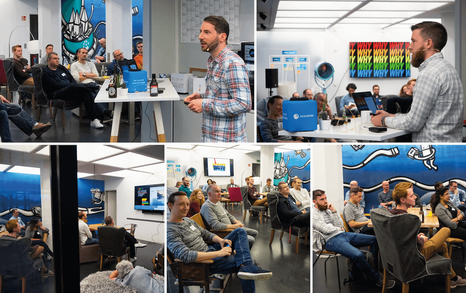 Web Engineering Düsseldorf Meetup at Peakwork in May 2019 with Matthias Endler and Zach Leatherman